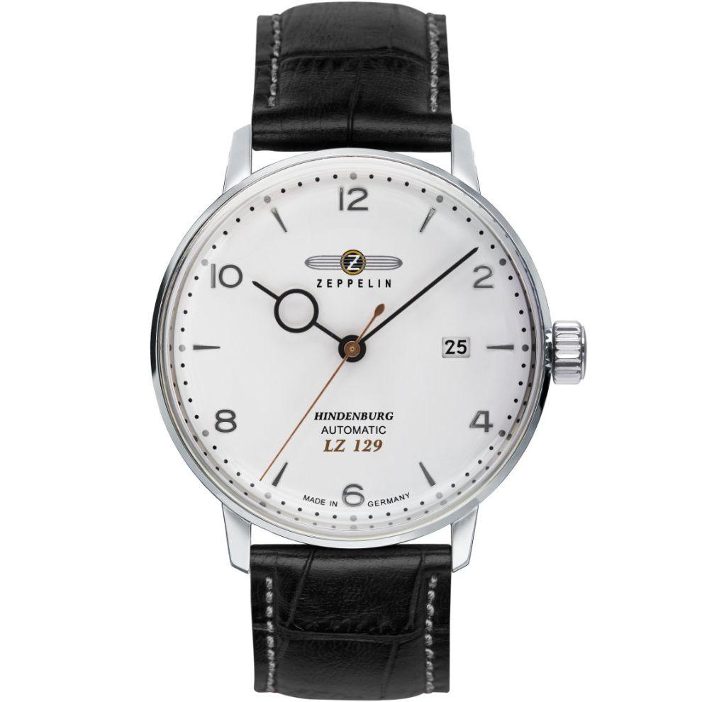 Zeppelin LZ129 Hindenburg 42mm blanco automático acero 80621 - Capodagli 1937
