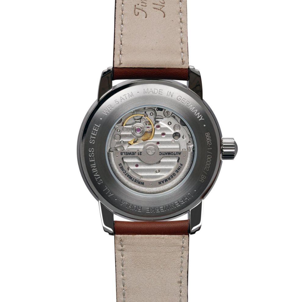 Zeppelin hodinky New Captain's Line 43mm černá ocel automatická 8664-2 - Capodagli 1937