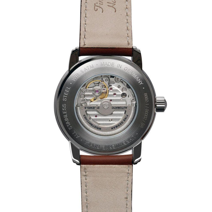 Zeppelin hodinky New Captain's Line 43mm černá ocel automatická 8664-2 - Capodagli 1937