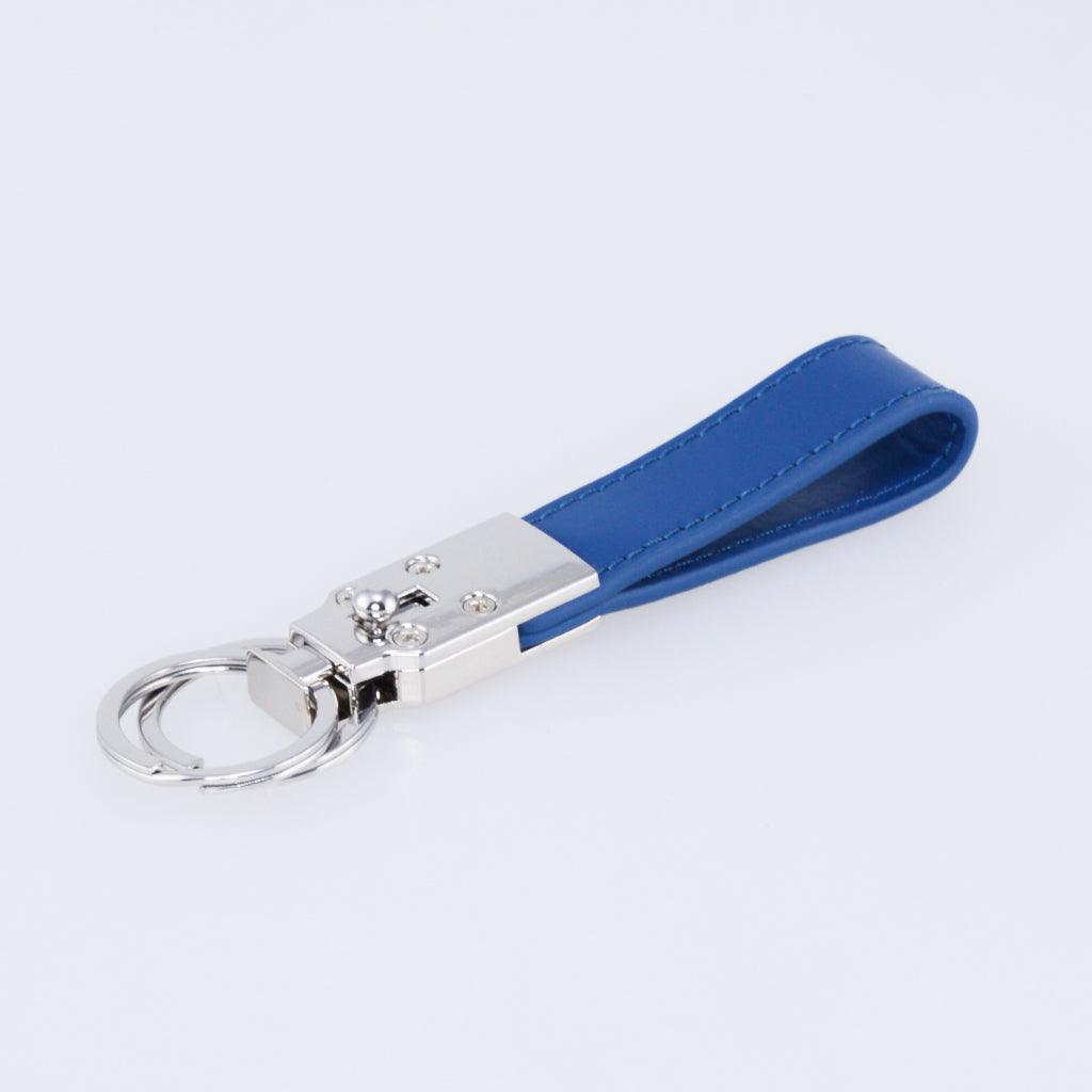Aeronautica Militare Leather key ring with two rings AM162-BL - Capodagli 1937