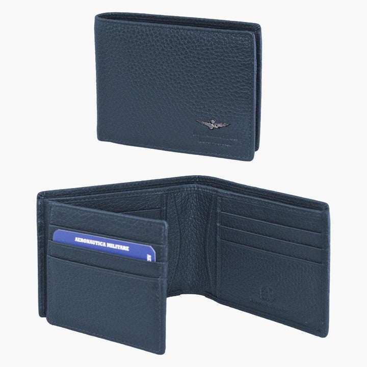 Aeronautica Militare Men's check wallet Soft AM182-BL - Capodagli 1937