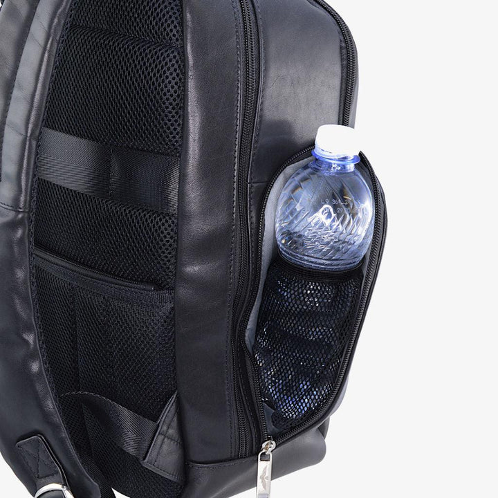 Aeronautica Militare Sac à dos pour ordinateur portable en cuir Thunder line AM464-BL - Capodagli 1937