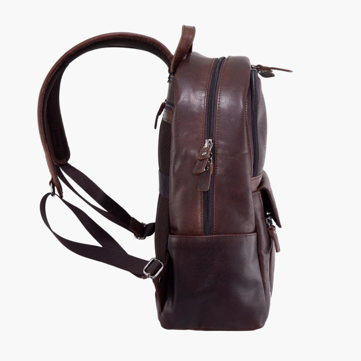 Aeronautica Militare Mochila de cuero para hombre línea Vintage AM355-MO - Capodagli 1937