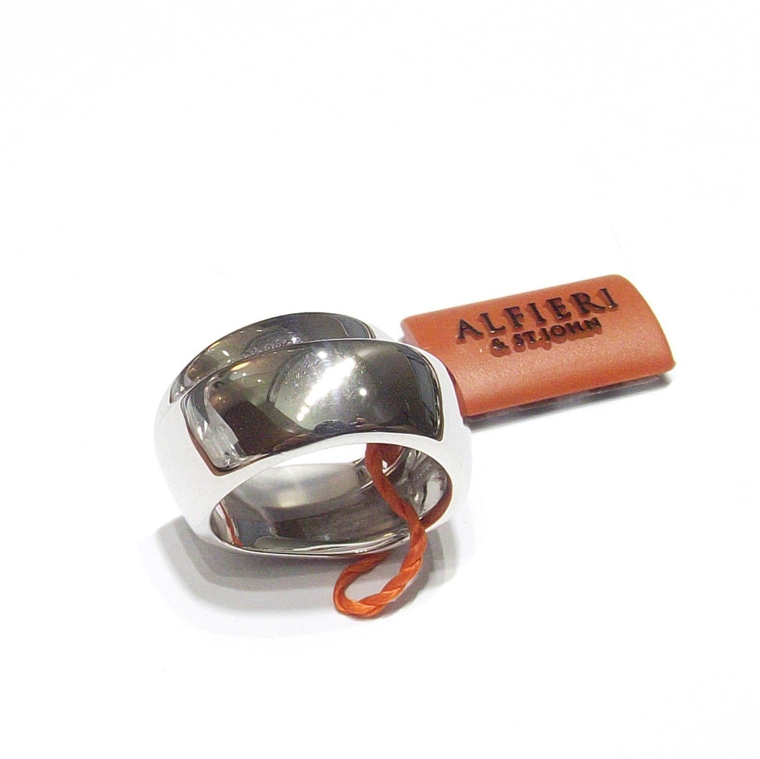 Alfieri & St. John Bague 2 fils en argent 925 taille 14 027990049494 - Capodagli Jewellery