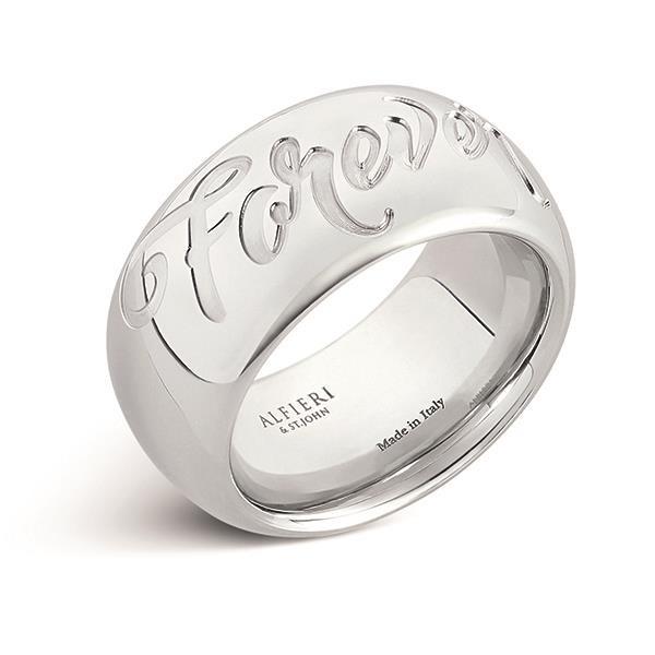Alianza Alfieri & St. John Forever plata 925 talla 16 027990049652 - Joyas Capodagli