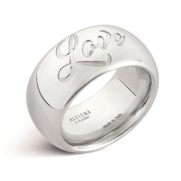 Anillo Alfieri & St. John Love plata 925 talla 14 027990048950 - Joyas Capodagli