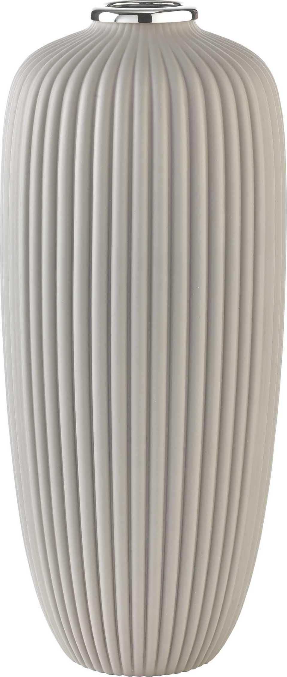 Argenesi Coste PVD-Glasvase 20 cm H.45 cm matt erdig 1.754244 - Capodagli 1937