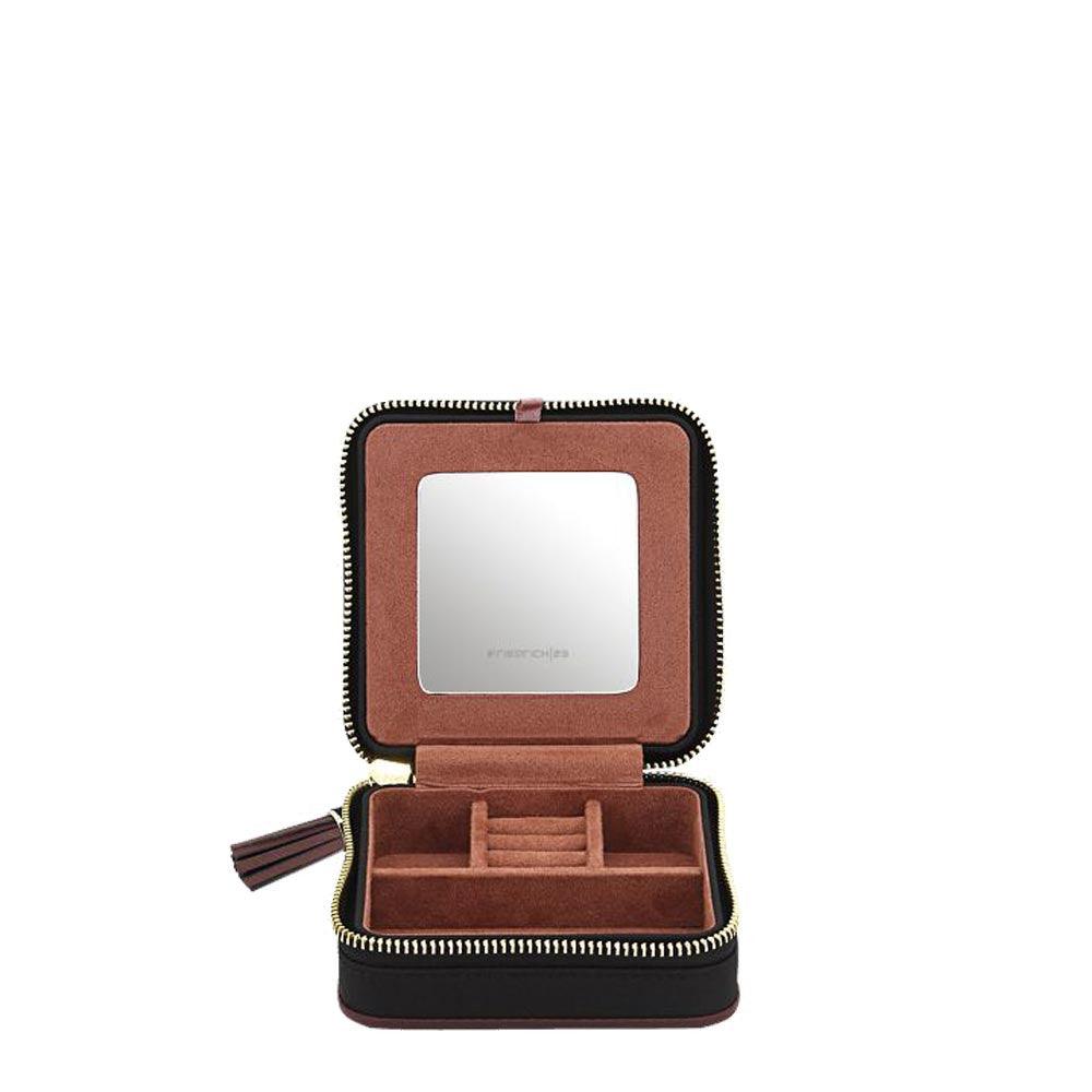 Friedrich23 joyero con cremallera Negro 23335-2 - Capodagli 1937