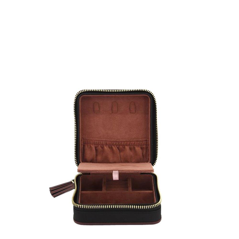 Friedrich23 joyero con cremallera Negro 23335-2 - Capodagli 1937