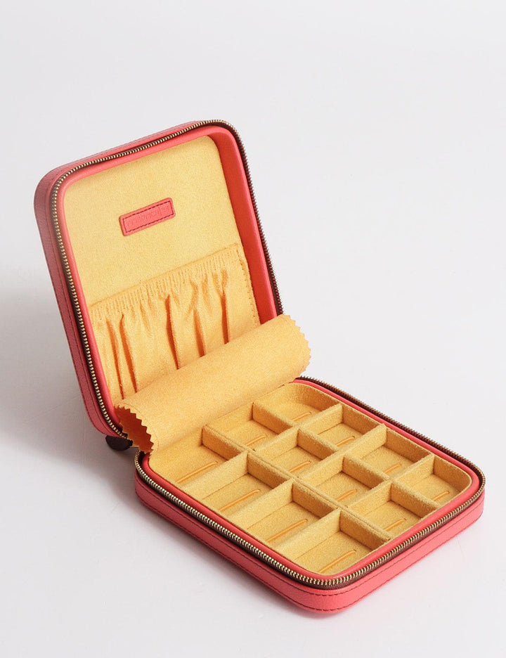 Friedrich23 Ascot sieradendoosje met ritssluiting Koraal 26113-4 - Capodagli 1937