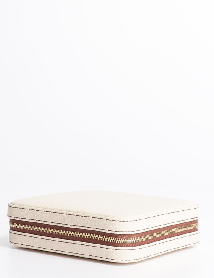 Etui na biżuterię Friedrich23 Ascot z zamkiem w kolorze kości słoniowej 26113-1 - Capodagli 1937