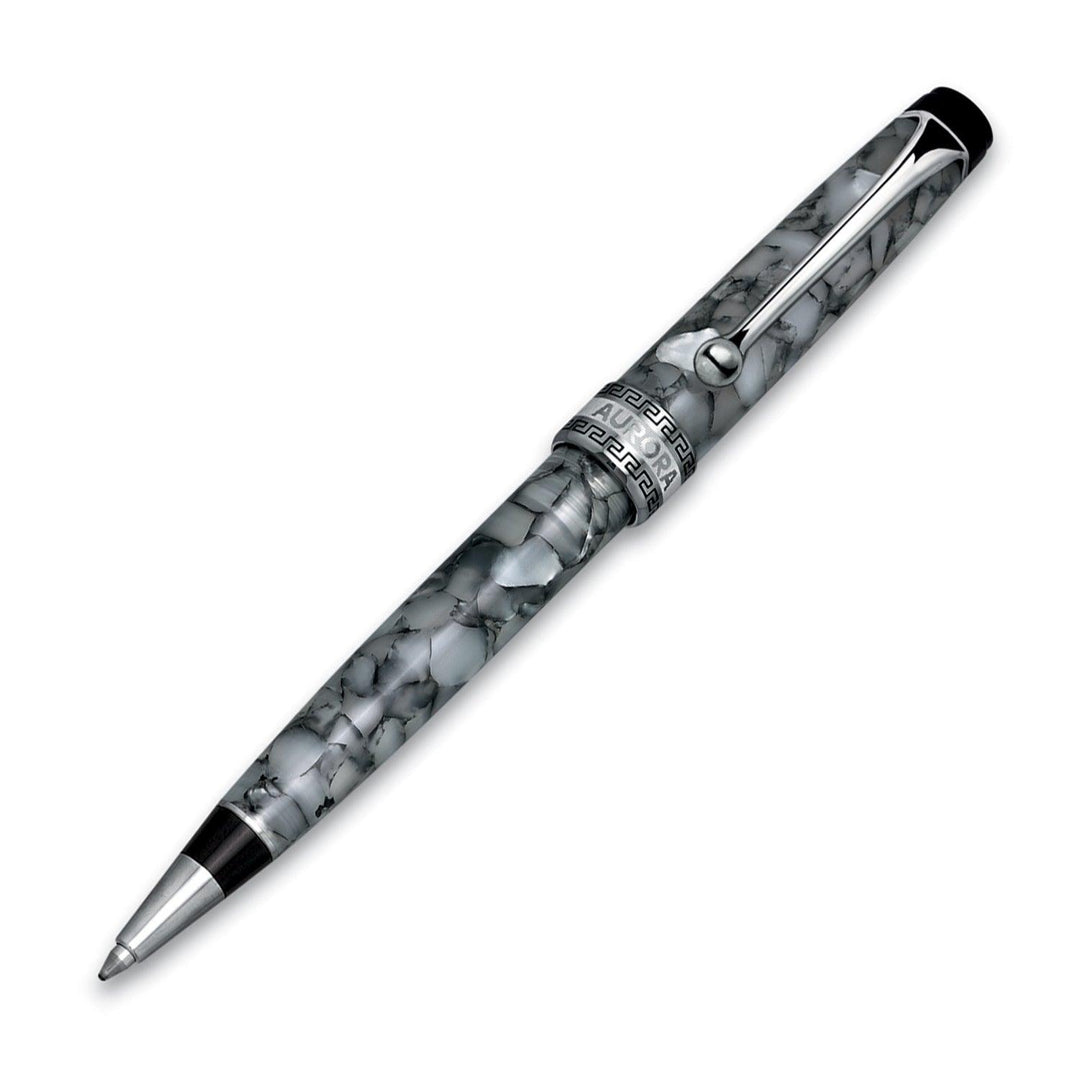 Aurora ballpoint pen Optima Auroloide gray chrome finish 998-CGA - Gioielleria Capodagli