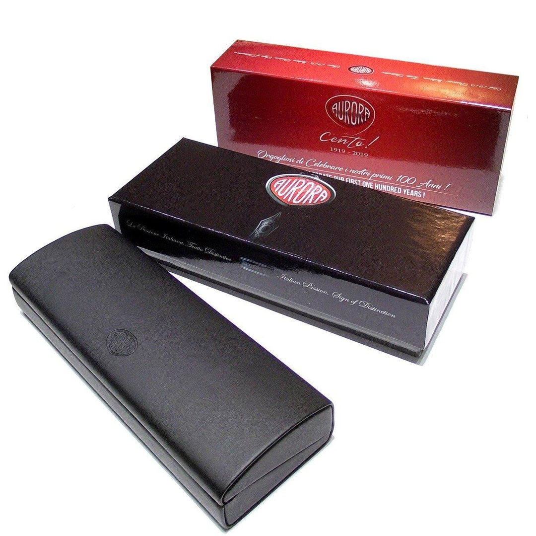 Aurora rulle Ipsilon Deluxe sort clips med lak i samme farve som ringen og krom finish B72-C - Capodagli 1937