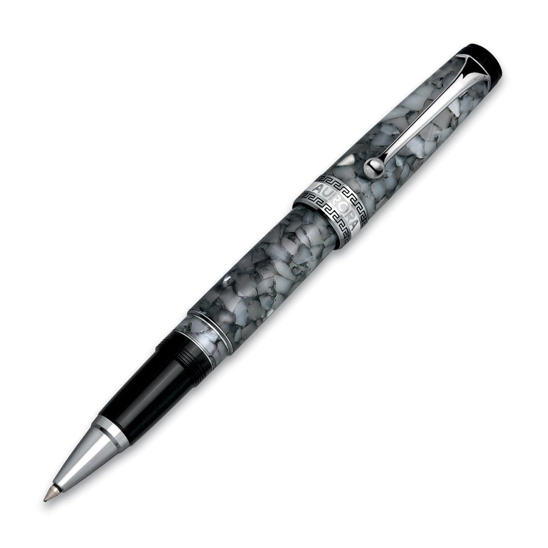 Aurora roller Optima Auroloide gray chrome finish 975-CGA - Gioielleria Capodagli