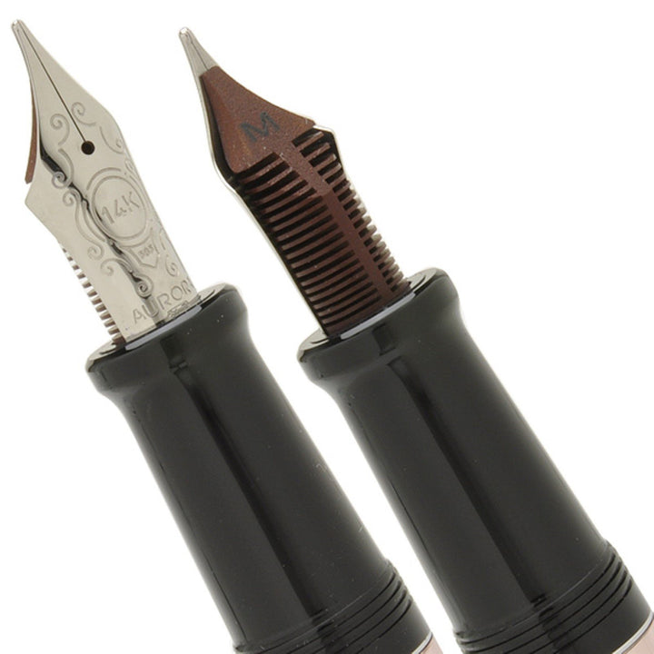 Aurora Optima Auroloide piston stilou gri, finisaj cromat 996-CG - Gioielleria Capodagli