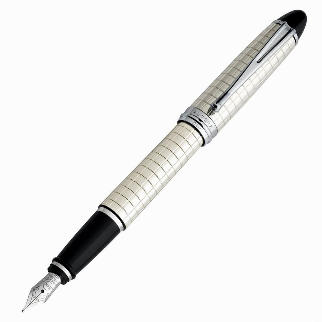 Aurora Ipsilon Quadra reservoarpenna silver B14-Q - Gioielleria Capodagli