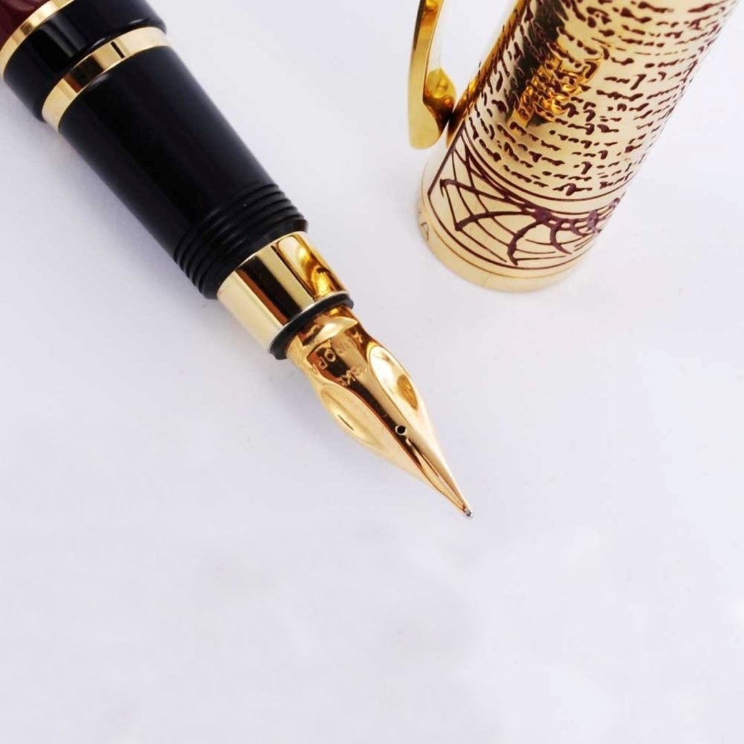 Stylo plume Aurora Leonardo Da Vinci entièrement doré avec gravures Edition Limitée 939 - Gioielleria Capodagli
