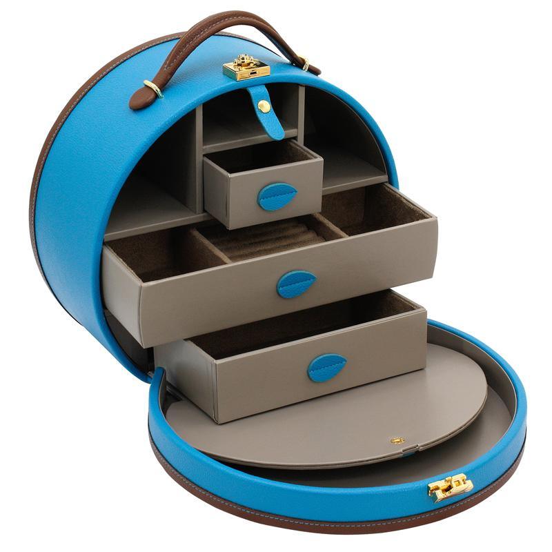 Porta-joias Friedrich23 Ascot Azure Blue 32030-5 - Capodagli 1937