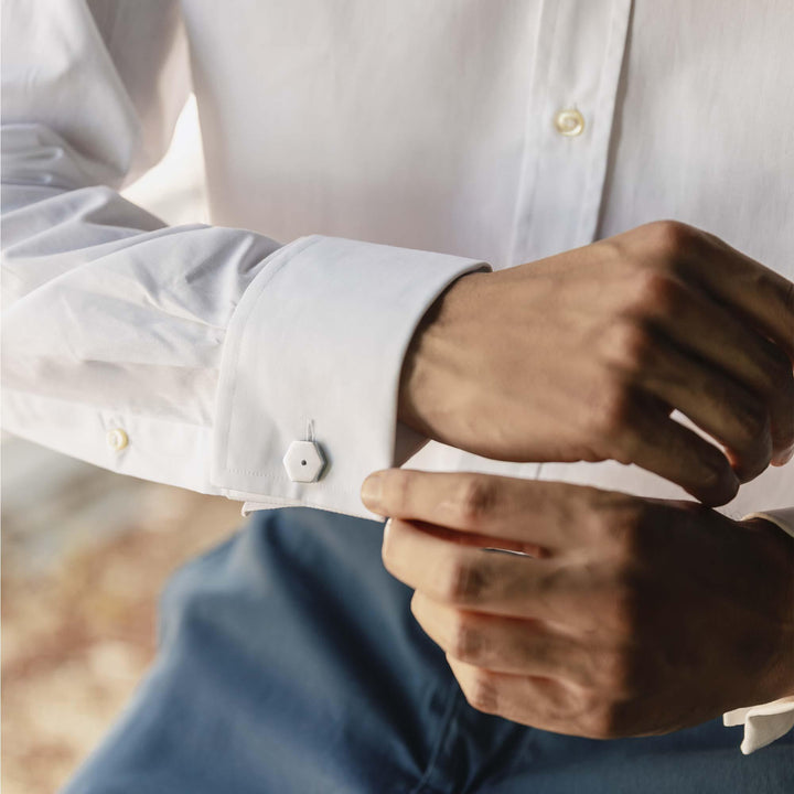 Breil Black Diamond manchetknapper stål diamant TJ3075 - Capodagli 1937