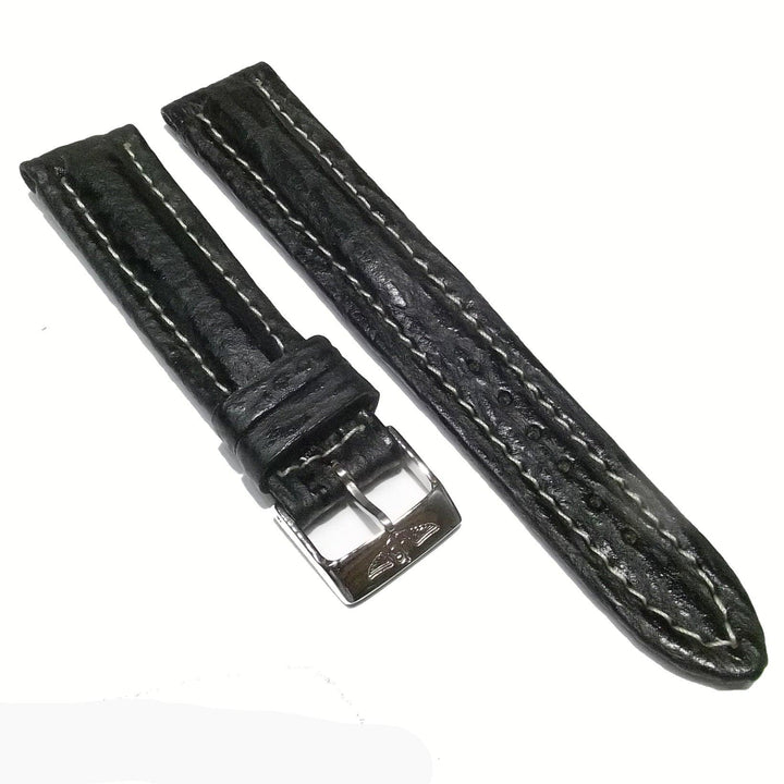 Breitling by Tradema sort haj rem 18mm Breitling-F 18/16-SQN - Capodagli 1937