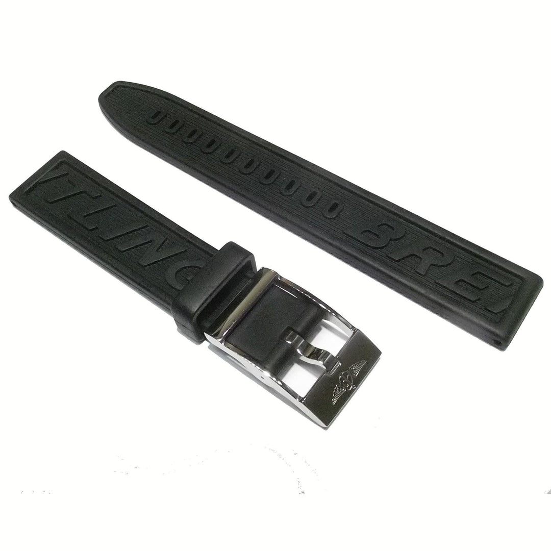 Breitling Diver Pro schwarzes Kautschukarmband 18 mm BR-CA-18F – Capodagli 1937