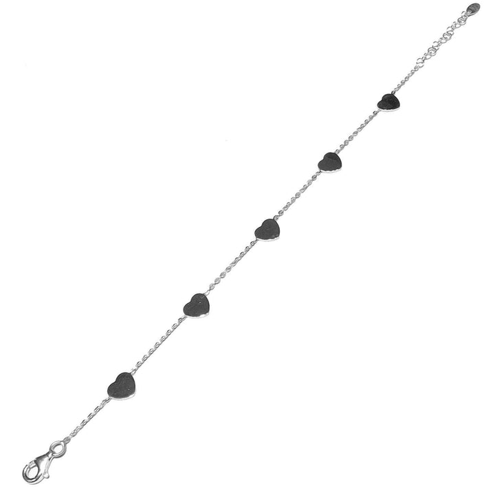 Capodagli armbånd 5 hjerter 925 sølv CPD-BRA-ARG-0003-B - Capodagli 1937