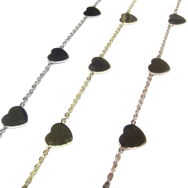 Capodagli armbånd 5 hjerter 925 sølv CPD-BRA-ARG-0003-B - Capodagli 1937