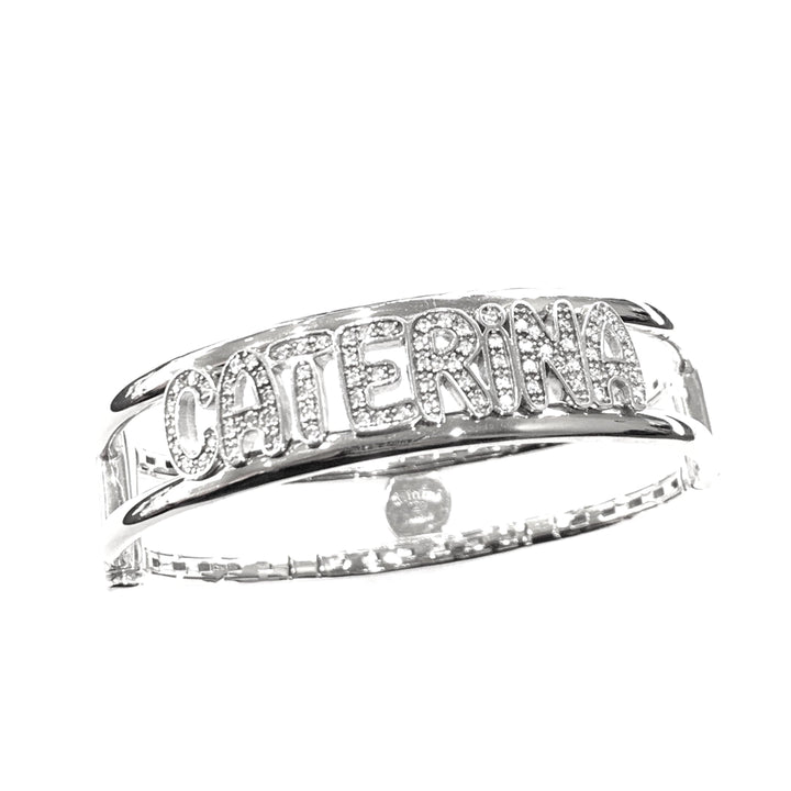 Capodagli stift armbånd Caterina sølv 925 zirkoner CATERINA BR-ARG-0004 - Capodagli 1937