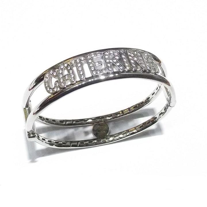 Capodagli stift armbånd Caterina sølv 925 zirkoner CATERINA BR-ARG-0004 - Capodagli 1937