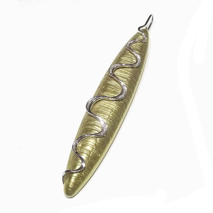 Pendentif Capodagli Losanga or blanc 18 carats diamants CI-GI-0001 - Capodagli 1937