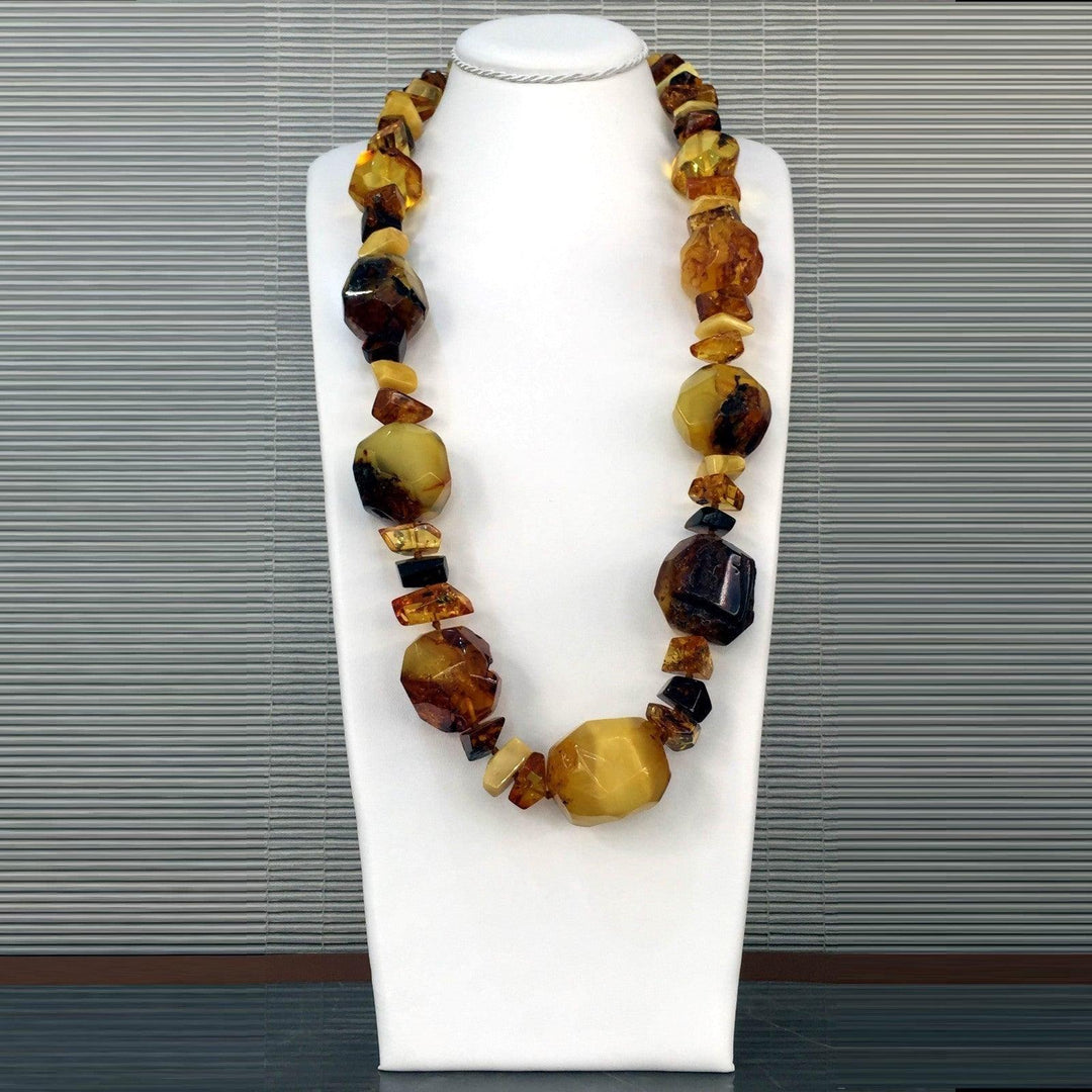 Capodagli Baltic Amber halsband 85cm 273gr 02 CO AM - Capodagli Jewellery