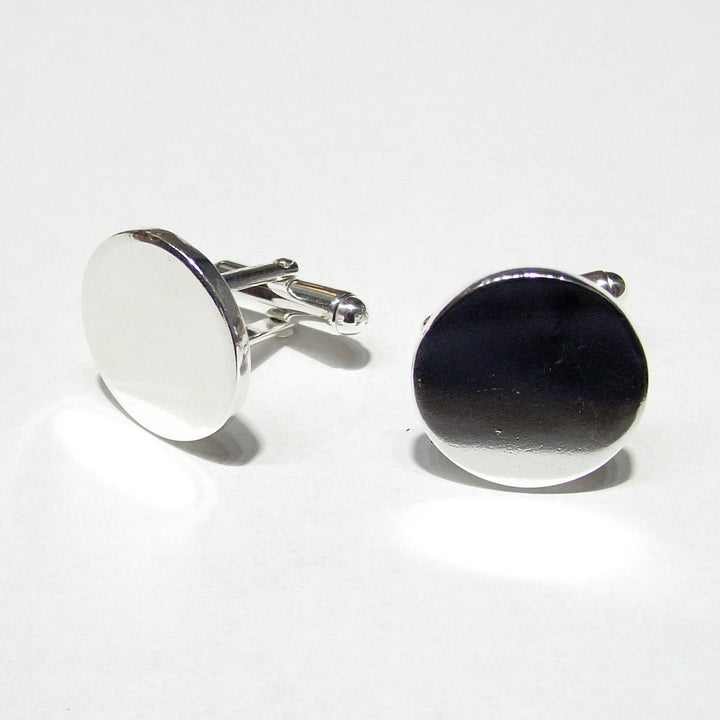 Capodagli runde manchetknapper 925 sølv GE-ARG-0002 - Capodagli 1937