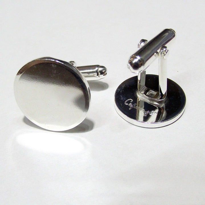 Capodagli runde manchetknapper 925 sølv GE-ARG-0002 - Capodagli 1937