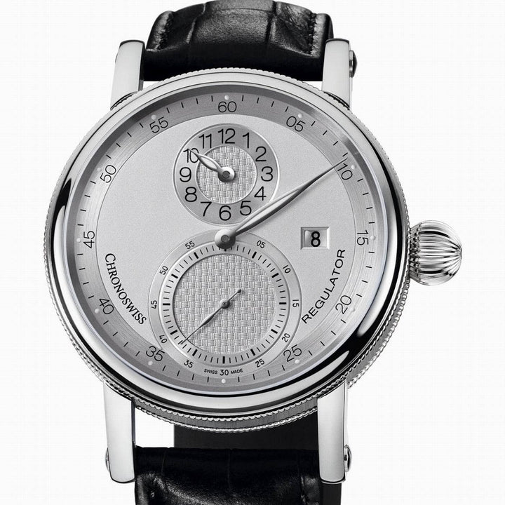 Automatické ocelové hodinky Chronoswiss Regulateur Classic Date CH-8733-SI - Capodagli Jewellery