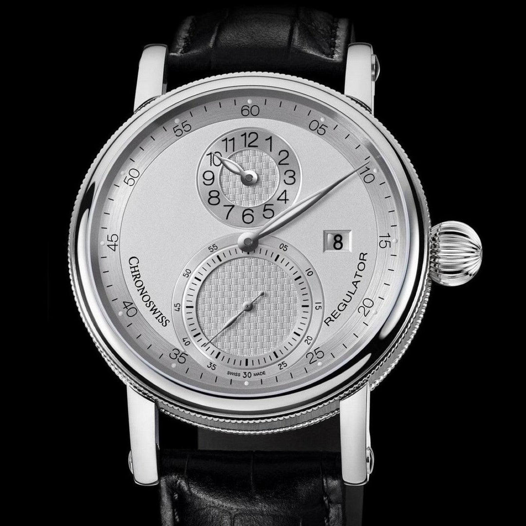 Automatické ocelové hodinky Chronoswiss Regulateur Classic Date CH-8733-SI - Capodagli Jewellery