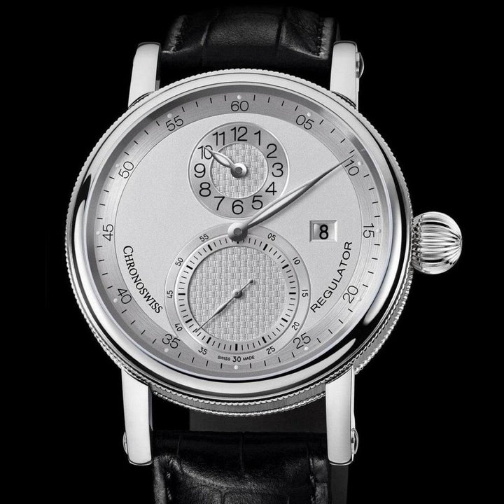 Automatické ocelové hodinky Chronoswiss Regulateur Classic Date CH-8733-SI - Capodagli Jewellery
