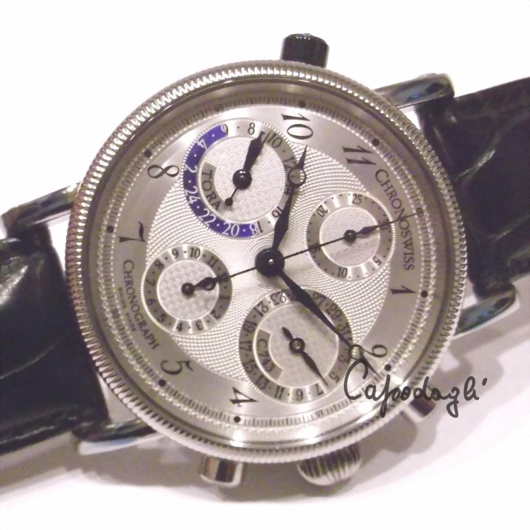 Chronoswiss Tora Chronograph Dual Time Uhr CH-7423 – Capodagli Jewellery