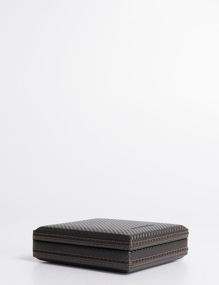 Friedrich23 Carbon Manschettenknopfbox 9 Plätze Dunkelbraun 32053-3 - Capodagli 1937