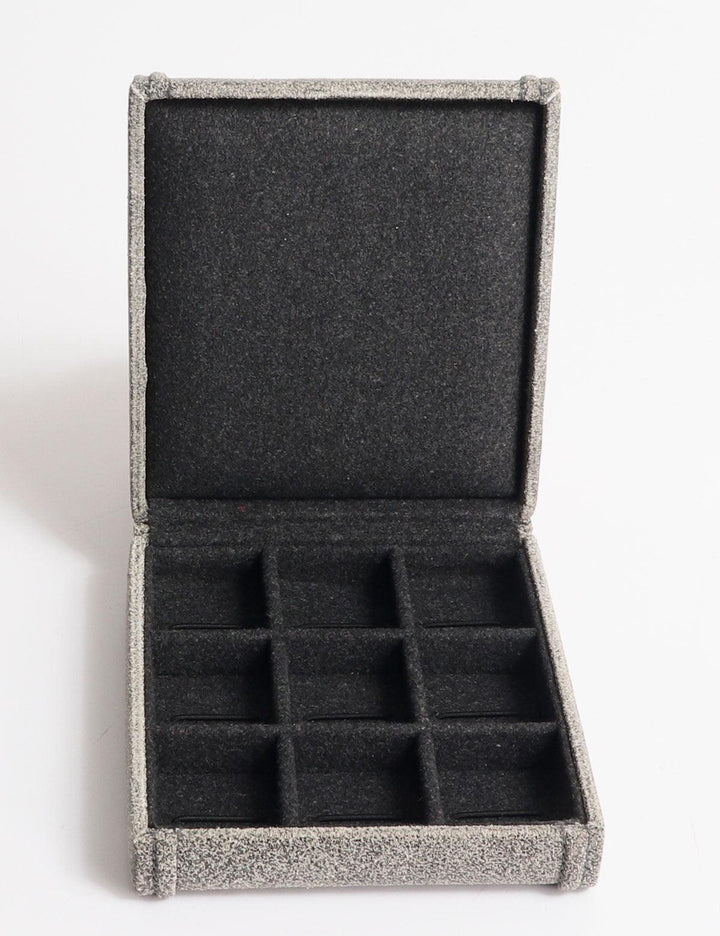 Friedrich23 Cubano cutie de butoni cu 9 locuri Gri 27033-8 - Capodagli 1937