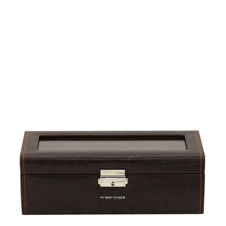 Caixa de relógio Friedrich23 com 4 lugares visíveis Testa di moro 20086-3 - Capodagli 1937