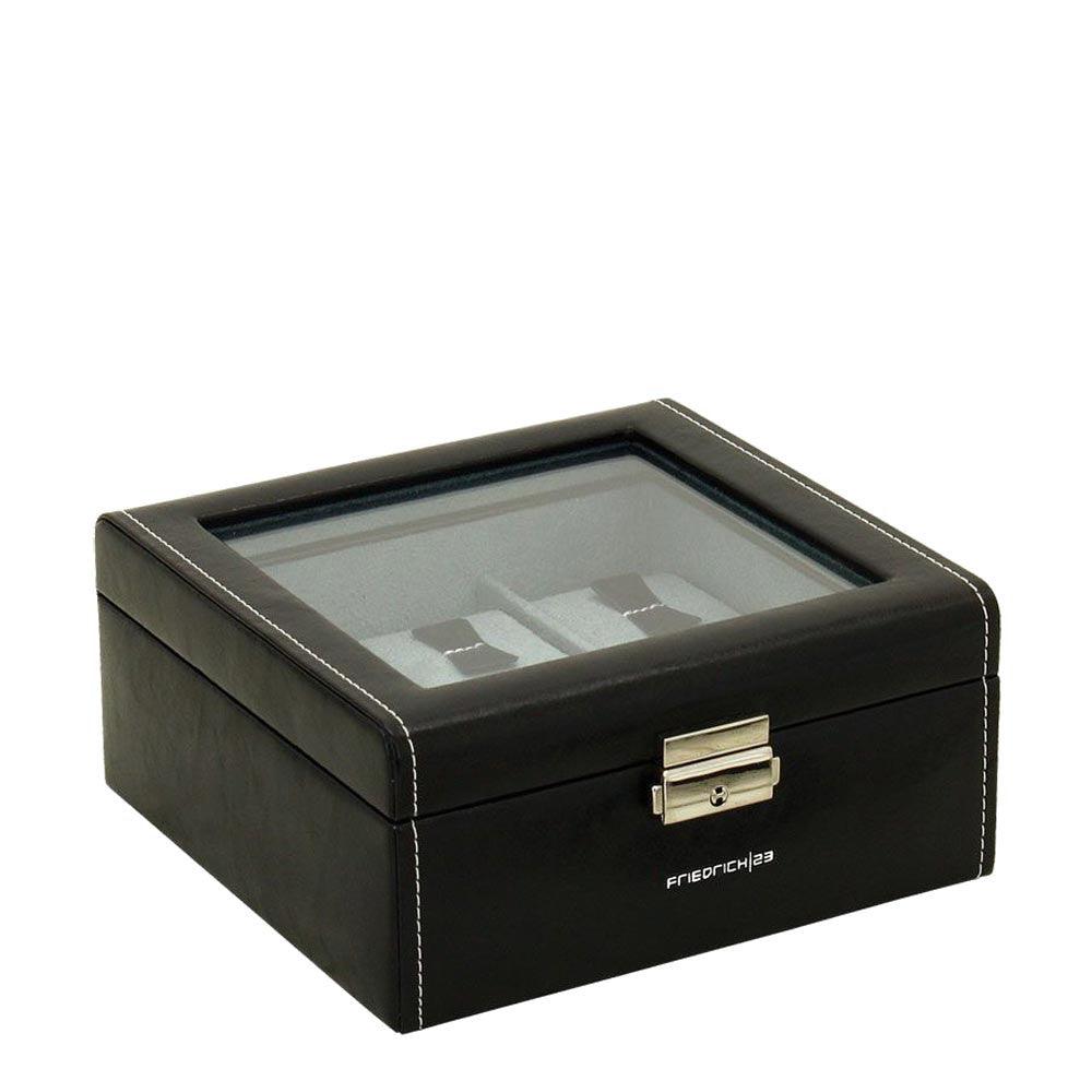 Friedrich23 6-plads synlig urkasse Sort 20085-2 - Capodagli 1937