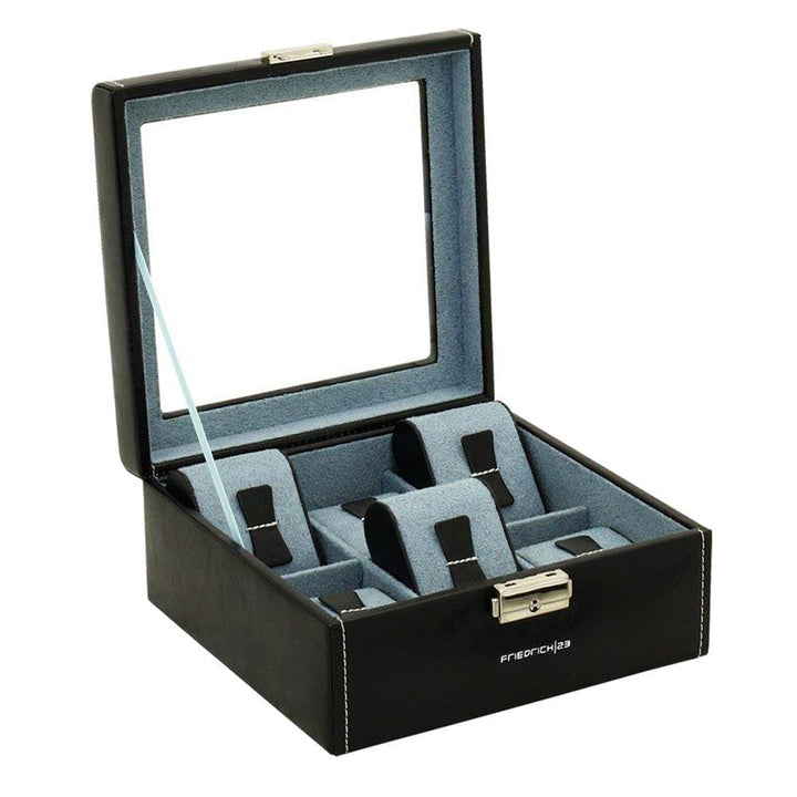 Friedrich23 6-miejscowe widoczne pudełko na zegarek Czarne 20085-2 - Capodagli 1937
