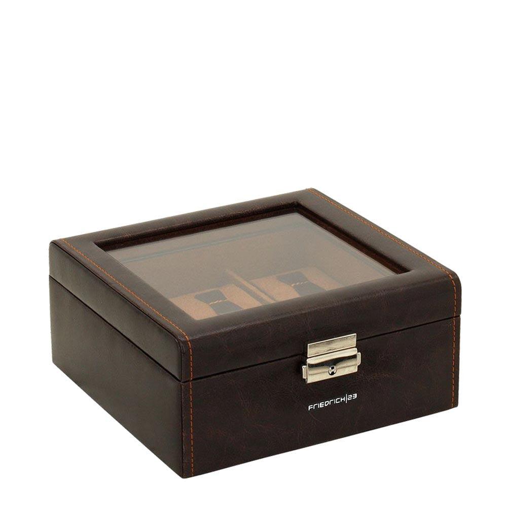 Caja de reloj Friedrich23 con 6 lugares visibles Testa di moro 20085-3 - Capodagli 1937