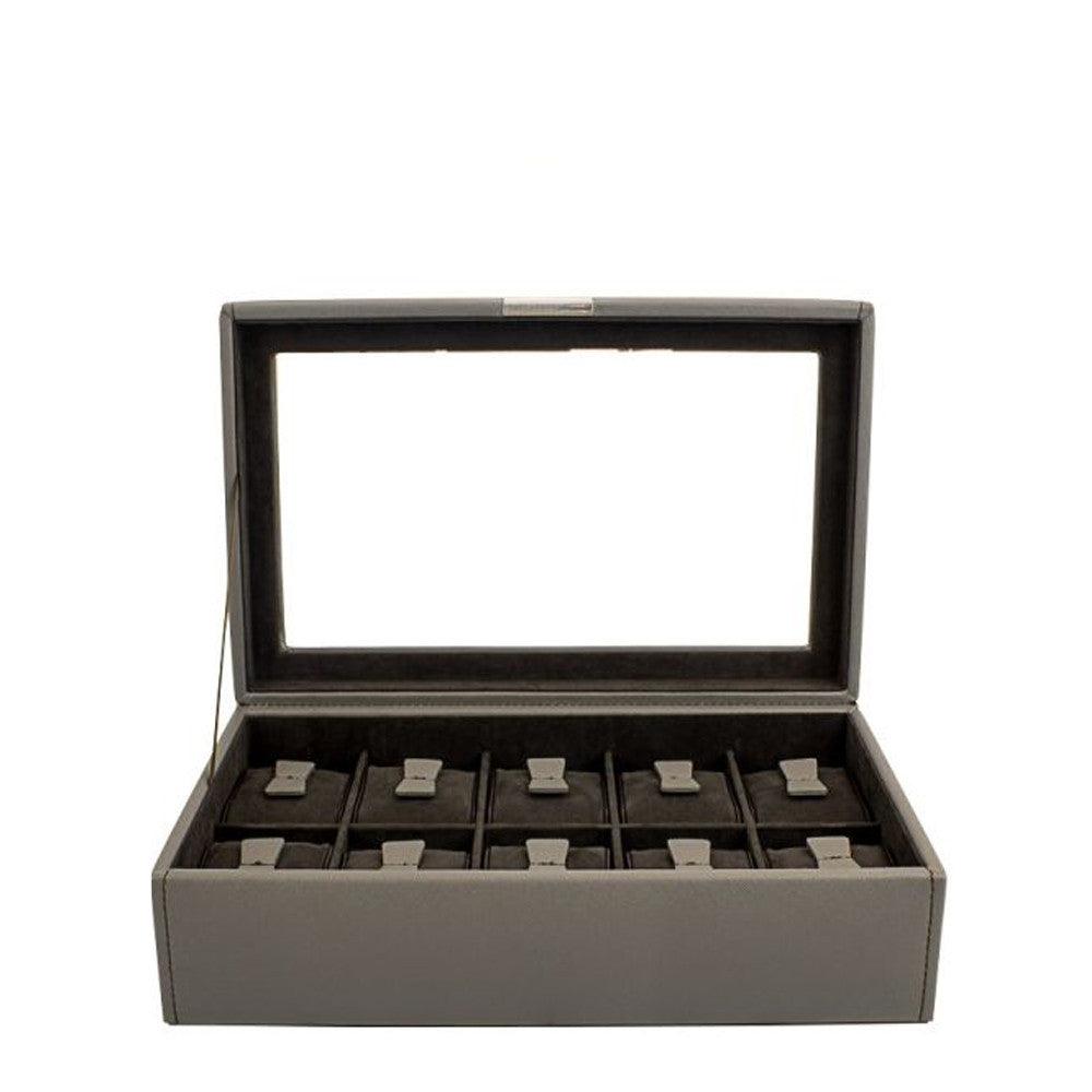 Friedrich23 Bond Uhrenbox 10 Plätze Taupe 20113-3 - Capodagli 1937