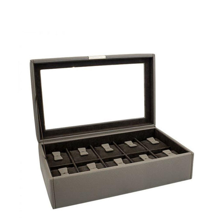 Friedrich23 Bond Uhrenbox 10 Plätze Taupe 20113-3 - Capodagli 1937