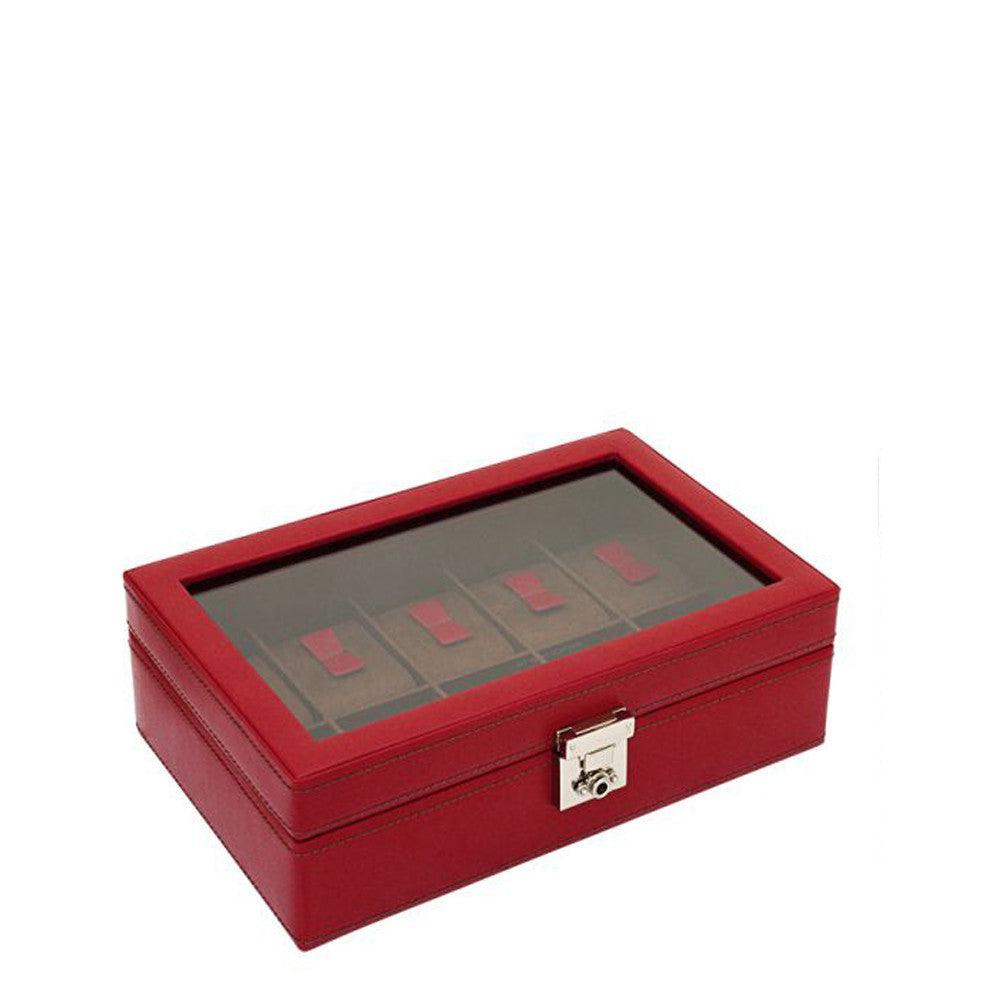 Friedrich23 Cordoba 10-seater watch box Red 26215-4 - Capodagli 1937
