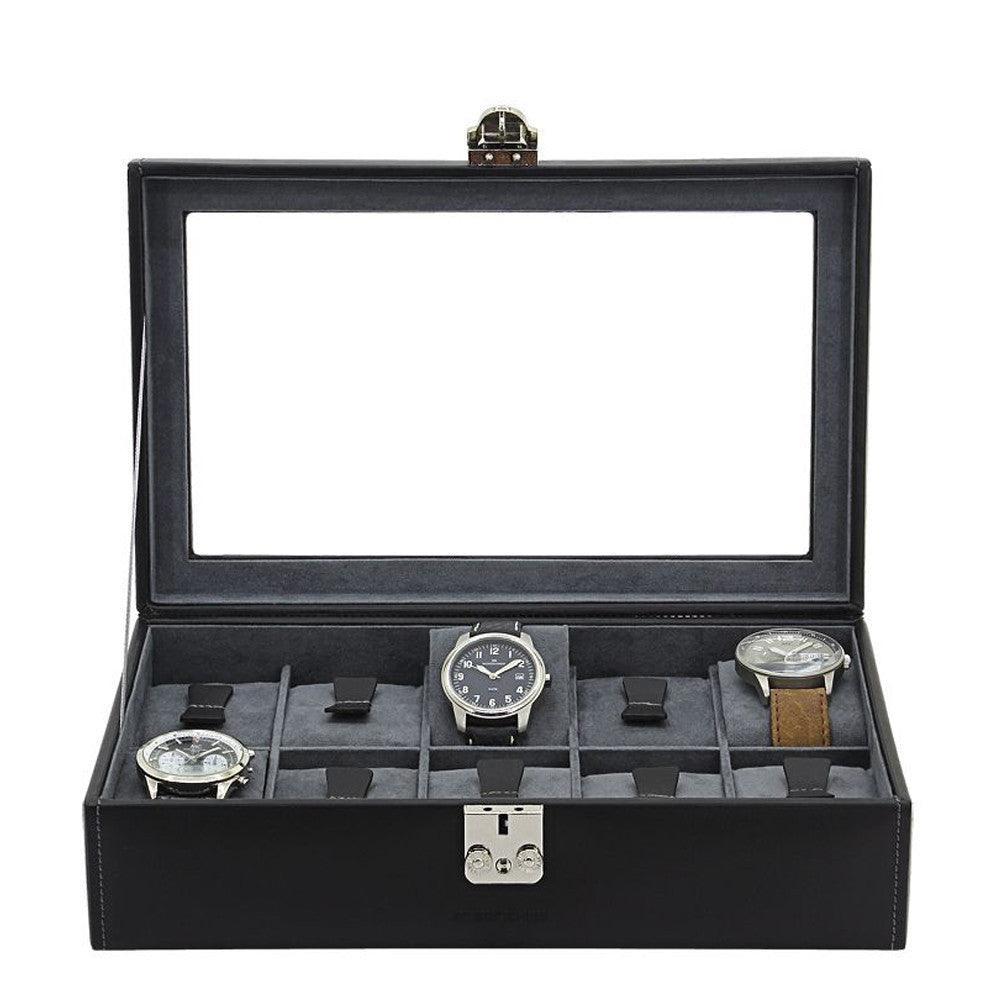 Friedrich23 Infinity caja de reloj 10 plazas Negro/Antracita 26127-9 - Capodagli 1937