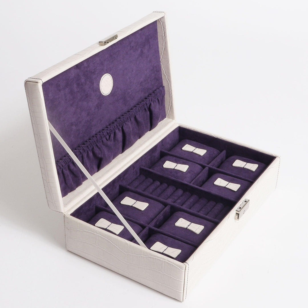 Caixa de relógio Friedrich23 Le Croc 8 lugares Branco 20122-1 - Capodagli 1937