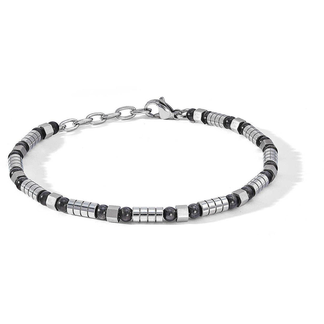 Bracelet Comete District en acier finition PVD noir UBR 1107 - Capodagli 1937