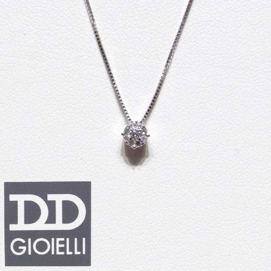 Davite & Delucchi Punto Luce halsband 18kt guld diamanter CLN10776 - Capodagli Jewellery
